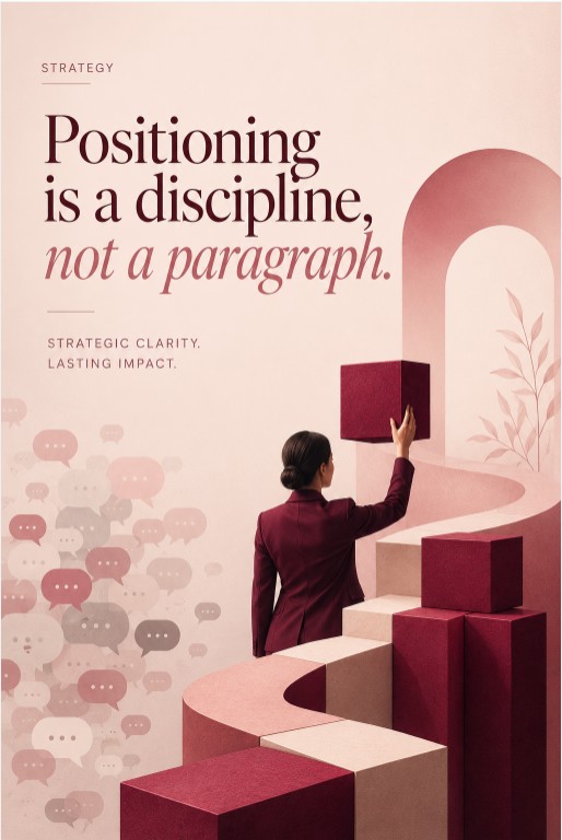 Positioning is a discipline, not a paragraph